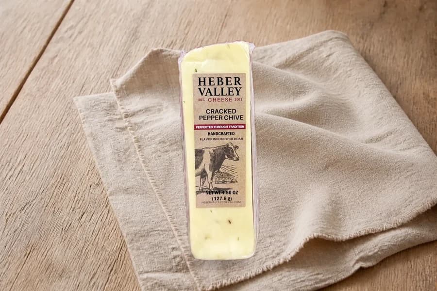Cracked Pepper and Chive from Heber Valley Artisan Cheese