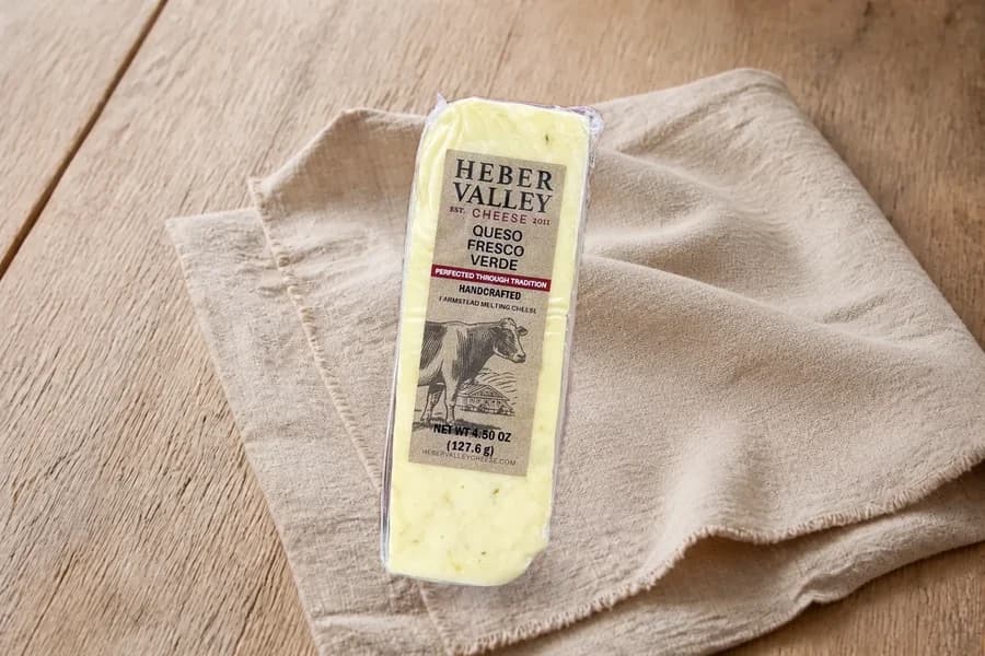 Queso Fresco Verde from Heber Valley Artisan Cheese