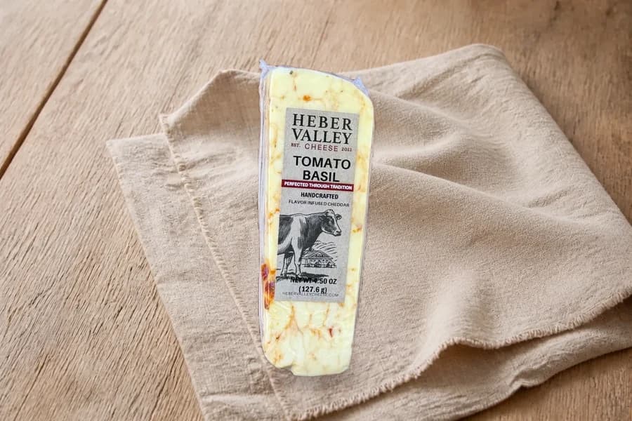 Tomato Basil Cheddar from Heber Valley Artisan Cheese