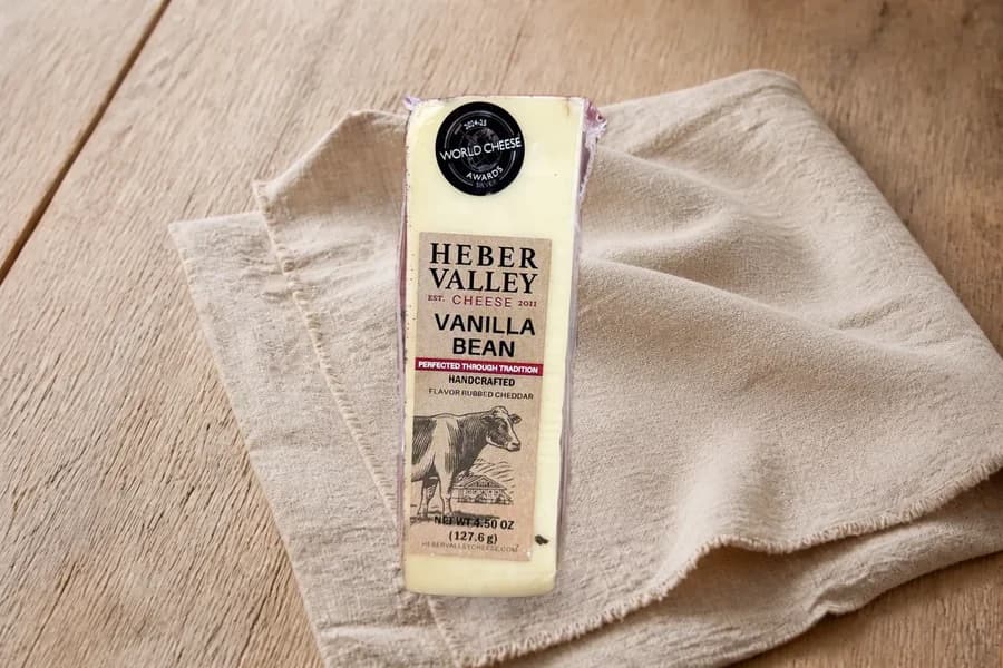 Vanilla Bean Cheddar from Heber Valley Artisan Cheese